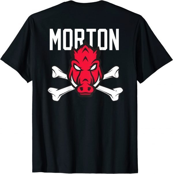 Roll Hogs Morton High Football Potters Crossbones Pig Official T-Shirt