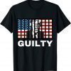 FBI 2022, GUILTY Anti Trump American Flag Political T-Shirt