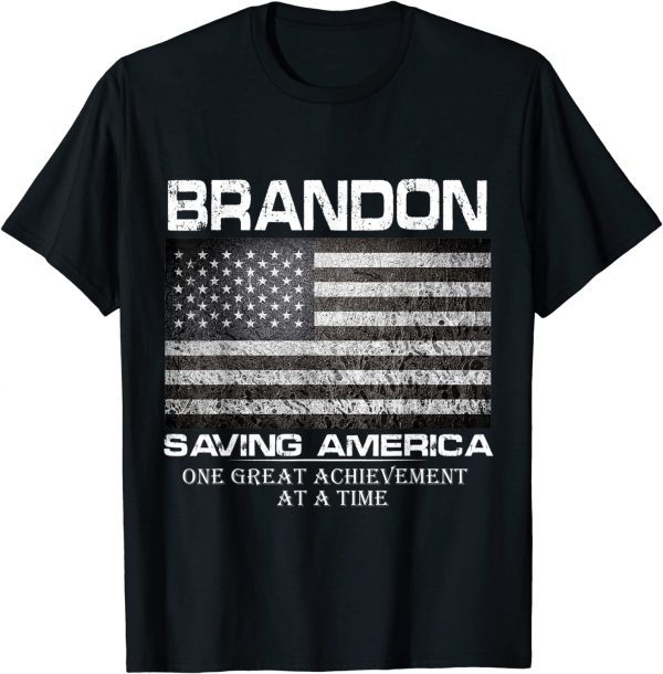 Dark Brandon, Brandon Saving America One Great Achievement At A Time Shirt