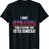 Official I want reparations from everyone who voted Democrat T-Shirt