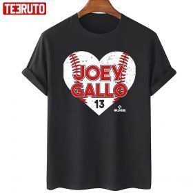 Funny Heart Baseball Joey Gallo Shirt
