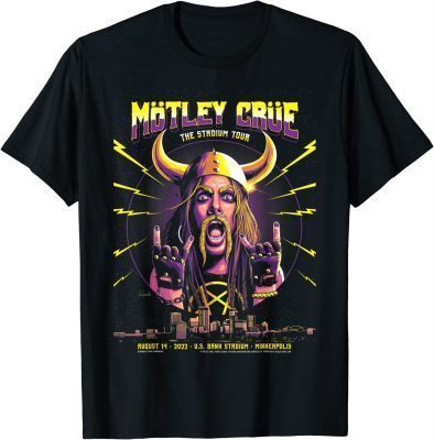 Motley Crue, The Stadium Tour Minneapolis Unisex T-Shirt