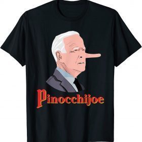 Funny Anti Biden Pinocchijoe Joe Biden Lies T-Shirt