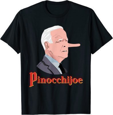 Funny Anti Biden Pinocchijoe Joe Biden Lies T-Shirt