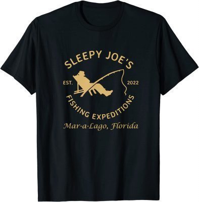 Sleepy Joe's Fishing Expeditions Mar-a-Lago, Florida Official T-Shirt