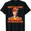 Funny Joe Biden Confused Merry Thanksgiving For Halloween T-Shirt