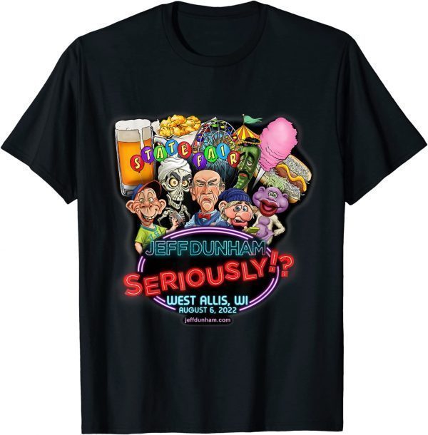 Jeff Dunham West Allis, WI (2022) Funny T-Shirt