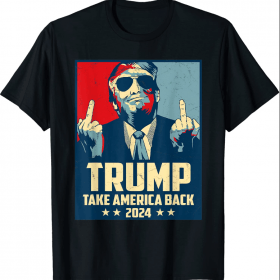 Trump 2024 flag take America back T-Shirt