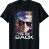 I'll Be Back Trump 2024 President Republican American Flag T-Shirt