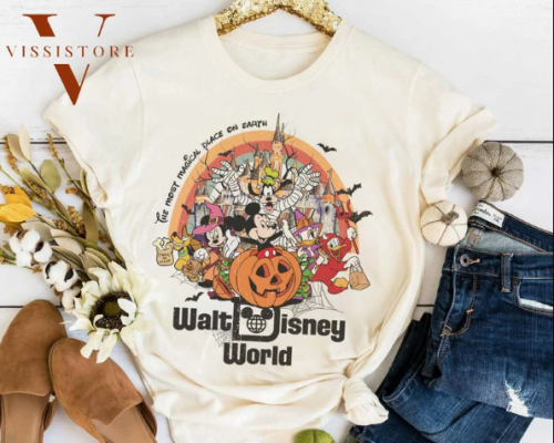 Walt Disney World Halloween, Disney Halloween 2022 T-Shirt