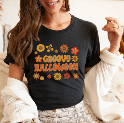 Groovy Halloween, Happy Halloween 2022 T-Shirt
