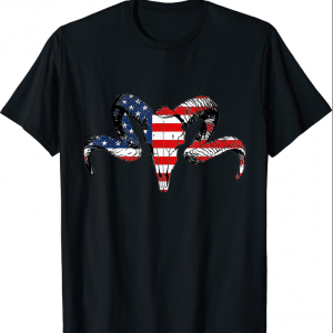 Flag ram skull T-Shirt
