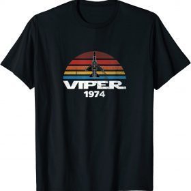 F-16 Viper Fighter Jet Distressed Sunset Funny T-Shirt