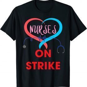 2023 Nurses On Strike Minnesota Patients Before Profits T-Shirt