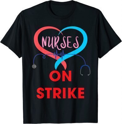 2023 Nurses On Strike Minnesota Patients Before Profits T-Shirt