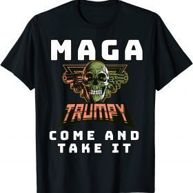 2023 Scary Trumpy Halloween Costume Trump ULTRA MAGA Creepy Biden T-Shirt