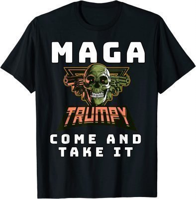 2023 Scary Trumpy Halloween Costume Trump ULTRA MAGA Creepy Biden T-Shirt