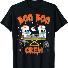 Boo Boo Crew Ghost Doctor Paramedic EMT Nurse Halloween Gift T-Shirt