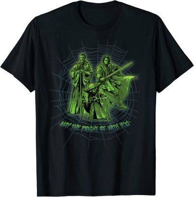 Star Wars Jedis May the Fright Be With You Halloween Funny T-Shirt