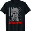 Trumpie Anti Biden Rally Wear US Flag Official T-Shirt