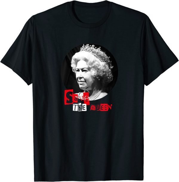 Queen Elizabeth Memoriam Save the Queen UK RIP T-Shirt
