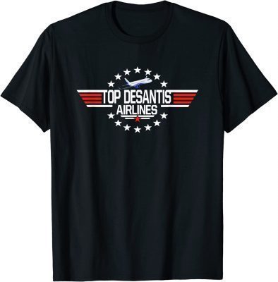 Top DeSantis Airlines Funny Cool 80s 1980s Classic T-Shirt