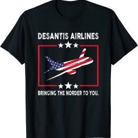 DeSantis Airlines Funny Political Meme Ron DeSantis Classic T-Shirt