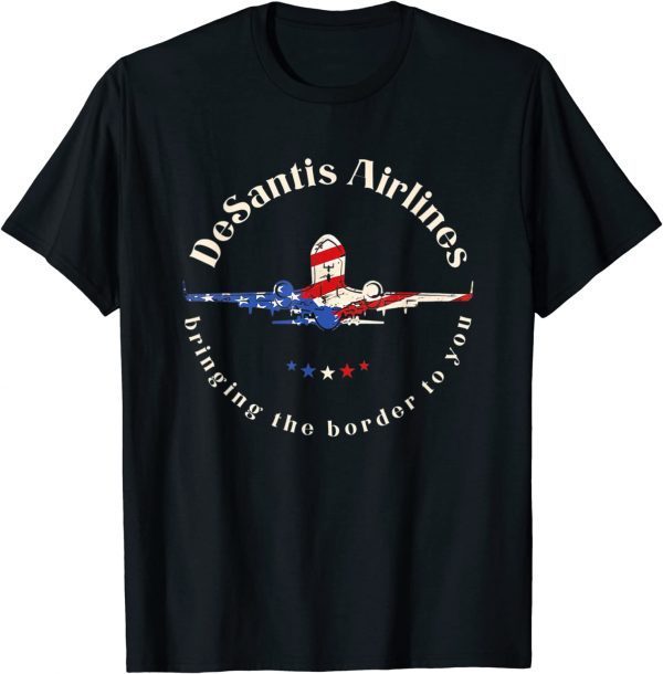 DeSantis Airlines Political Meme Ron DeSantis T-Shirt