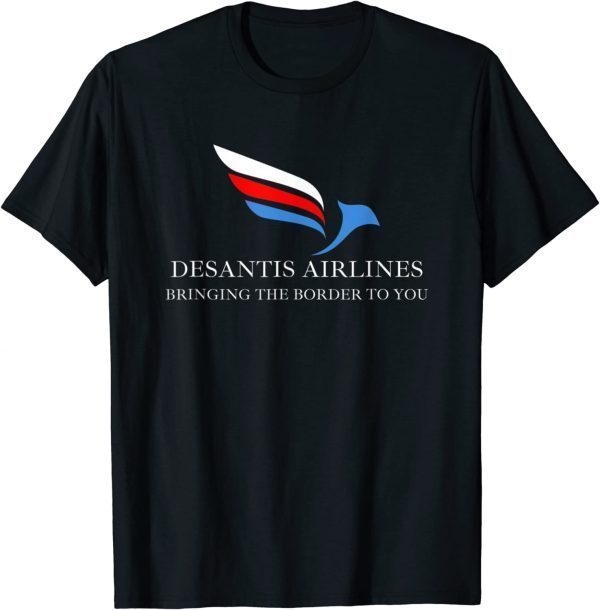 DeSantis Airlines Funny Political Meme Ron DeSantis Tee Shirts