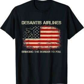 DeSantis Airlines Political Meme Ron DeSantis Tee Shirts