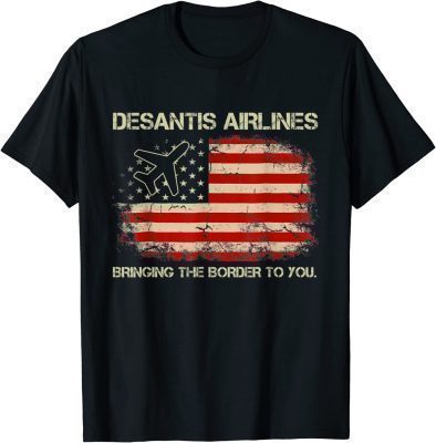 DeSantis Airlines Political Meme Ron DeSantis Tee Shirts