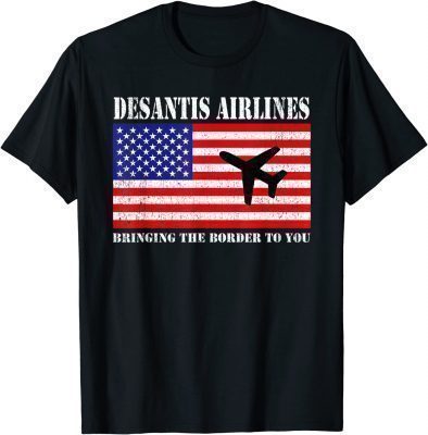 DeSantis Airlines Political Meme T-Shirt