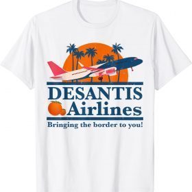 DeSantis Airlines Political Meme Tee Shirt