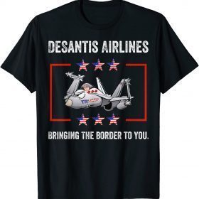 DeSantis Airlines Funny Political Meme Ron DeSantis Art 2022 T-Shirt