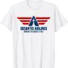 DeSantis Airlines Political Meme American Flag T-Shirt