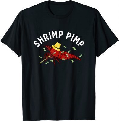 Shrimp Lover And Aquarist Cherry Shrimp Pimp Aquarium Official T-Shirt