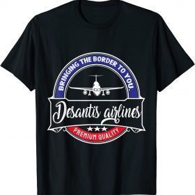 DeSantis Airlines USA Flag 2024 Tee Shirt