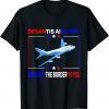 DeSantis Airlines Bringing The Border To You Funny USA Flag Meme T-Shirt