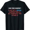 1 Out Of 3 Biden Supporters Is Just As Stupid As The Other 2023 T-Shirt