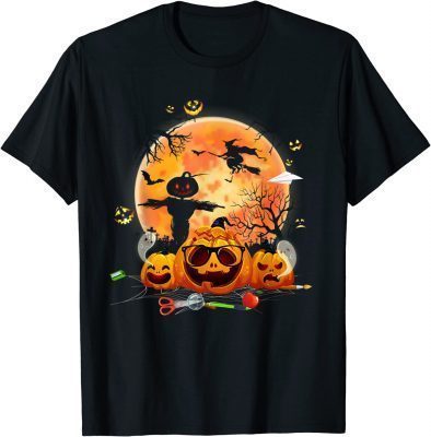 Cute Ghost Halloween Teacher Trick or Teach elementary Mummy 2023 T-Shirt