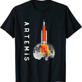 Artemis 1 SLS Rocket Launch Mission To The Moon And Beyond Classic T-Shirt