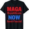 Semi-Fascist Funny Biden Quotes Humor Political Classic T-Shirt