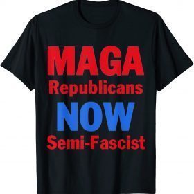 Semi-Fascist Funny Biden Quotes Humor Political Classic T-Shirt