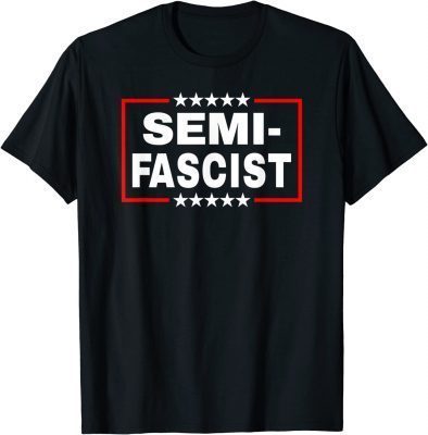 Semi-Fascist Ironic Political Humor Joe Biden Quotes Official Shirt