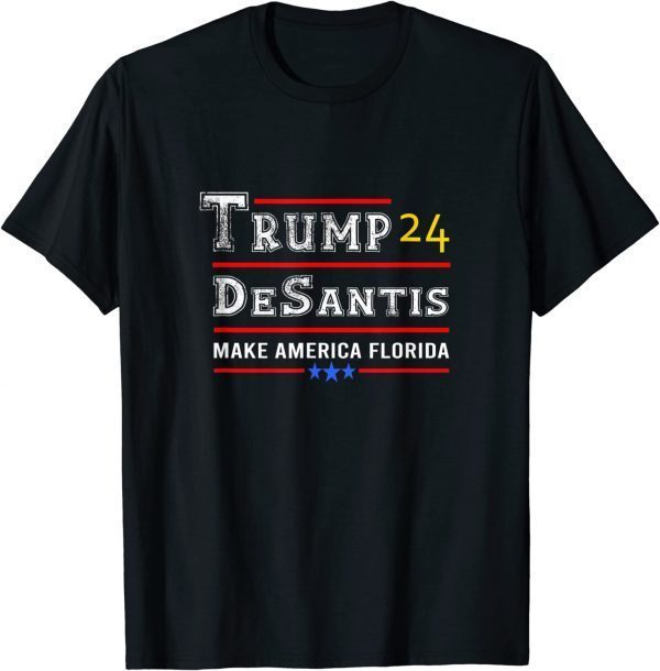 Trump 2024 for President, Make America Florida 2023 T-Shirt
