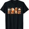 Pumpkin Spice Coffee Latte Fall Autumn Season Hello Fall Gift T-Shirt