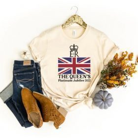 Queen Elizabeth II Platinum Jubilee 2022 British Flag, Thanks For The Memories 1926-2022 Queen T-Shirt