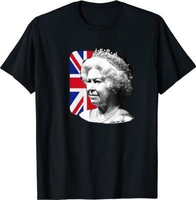 Memoriam Queen Elizabeth II Union Jack RIP T-Shirt