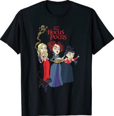 Disney Hocus Pocus Sanderson Sisters Witch Funny T-Shirt