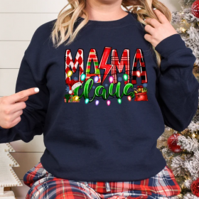Mama Claus Shirt, Christmas Shirt For Woman, Christmas Mama Shirt, Gift For Mom, Cute Christmas Tee, Christmas Gift for Her, Holiday Shirt